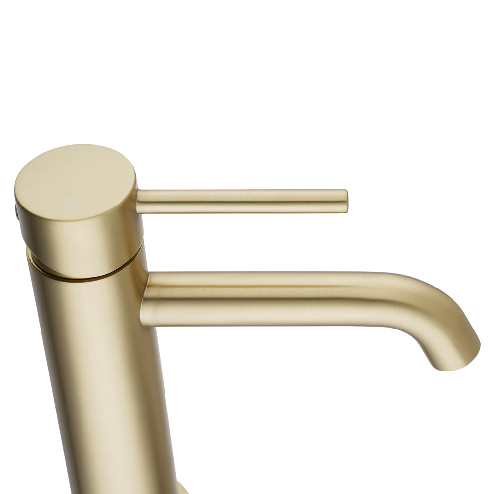 LBG0150.BM PIN Brushed Brass Light Brushed Brass Basin Mixer