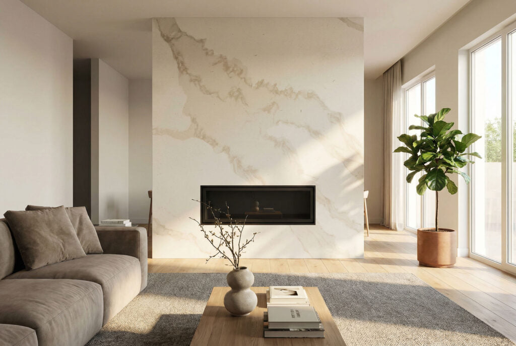 9078 ZERO SILICA Ivory Rectangular Engineered Stone