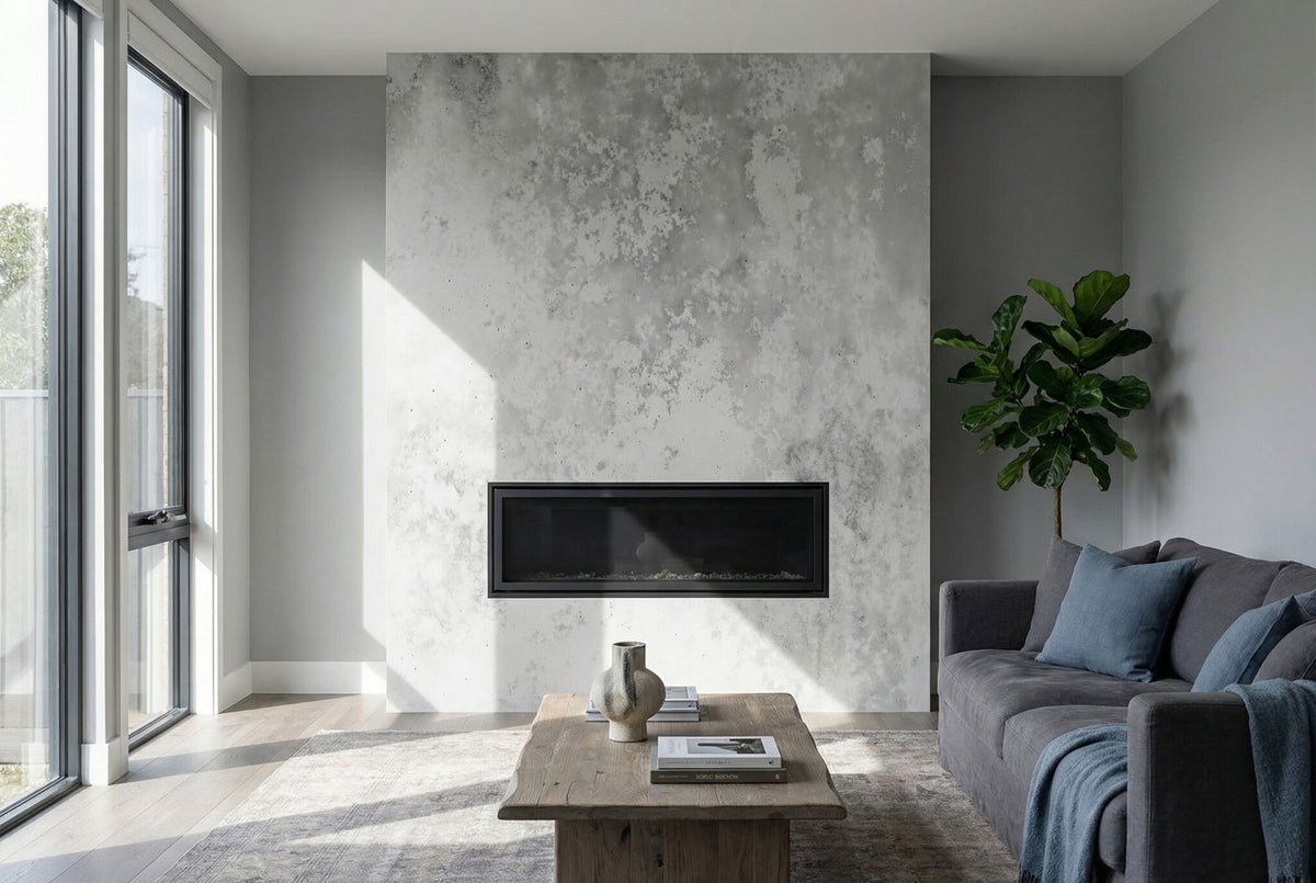 FT001 Luxe Plus The Babylon Sky soft blend of subtle gray veining Zero Silica Stone 3200 X 1600 X 20mm