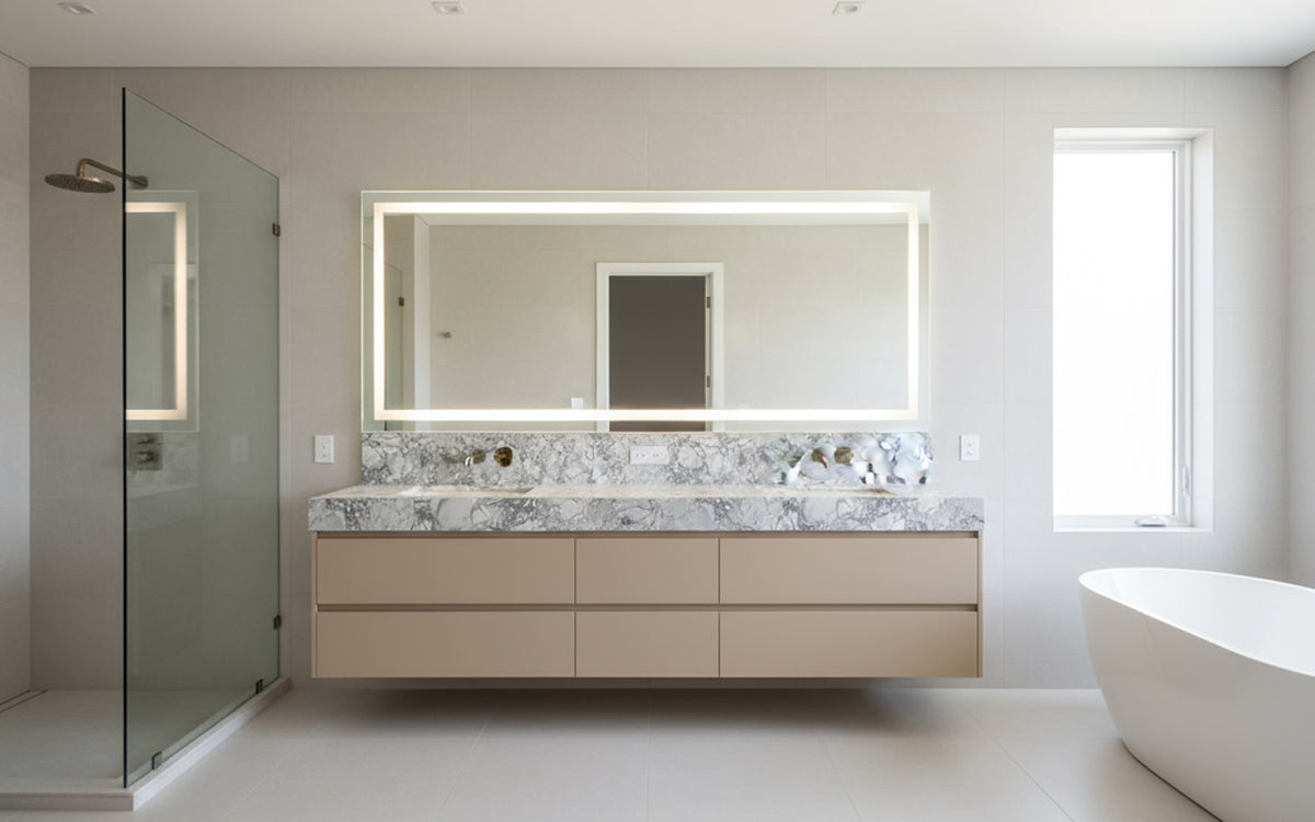 Q9007 Natural Stone White Rectangular Natural Stone