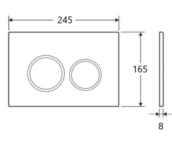 Round-in-wall-Flush-Buttons-Chrome