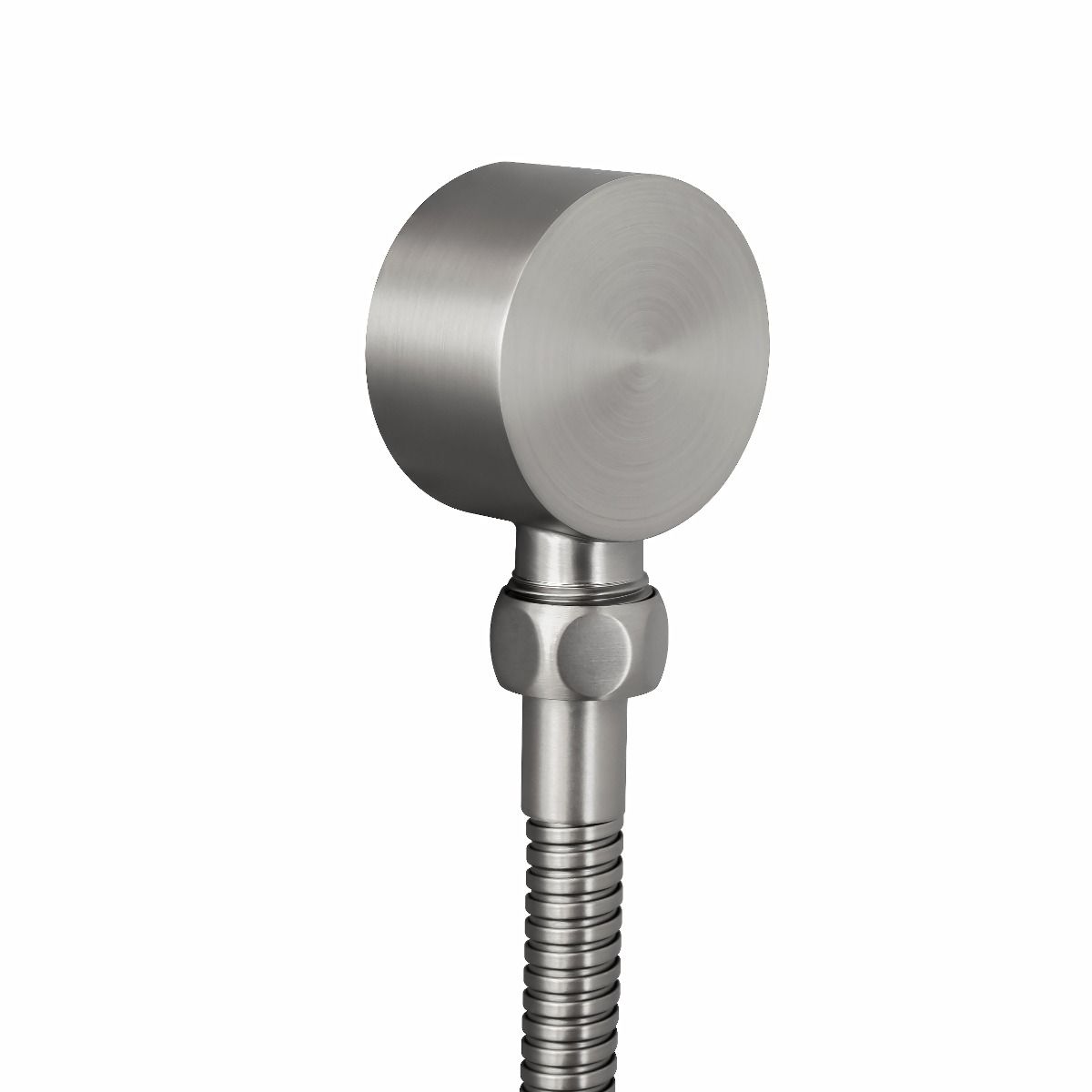 BU2151.SH.N CADDENCE Brushed Nickel Round Wall Mounted Shower Rail