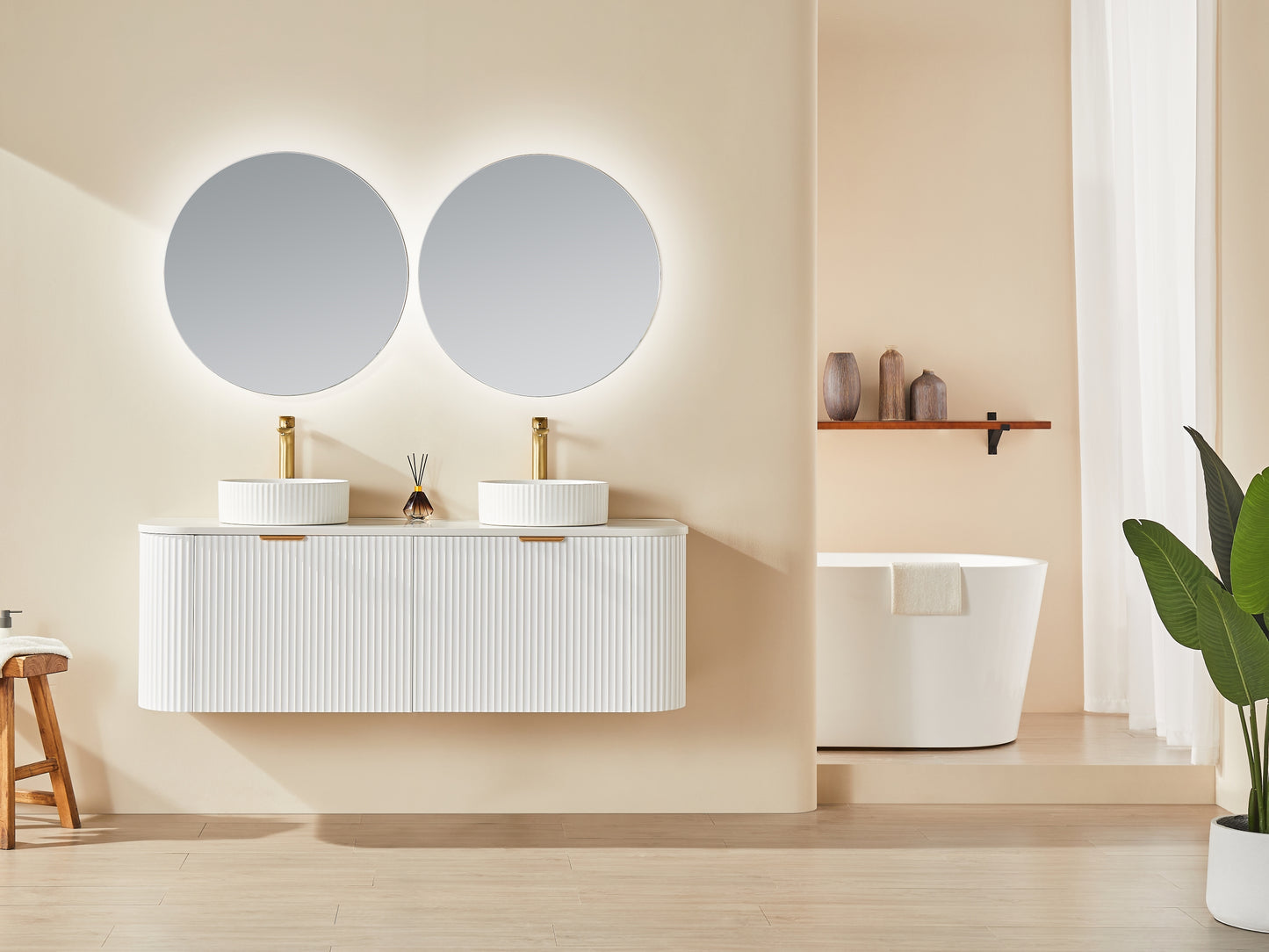 CA1500W-MW Avalon Matte White Wall hung Vanity