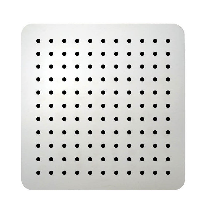 CH0003.SH Chrome Chrome Square Wall Mounted Shower Head