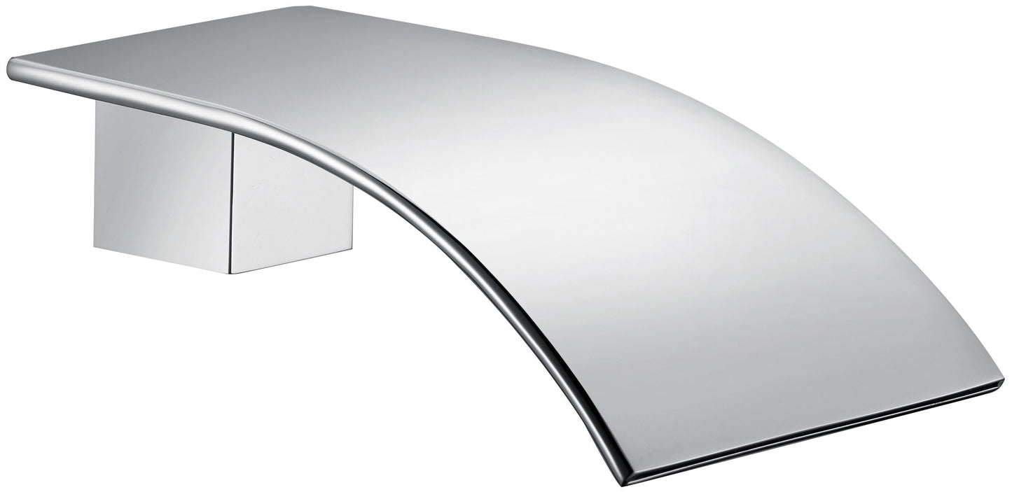 CH0005.BS CASCADE Chrome, Polished Chrome Wall Mounted Spout