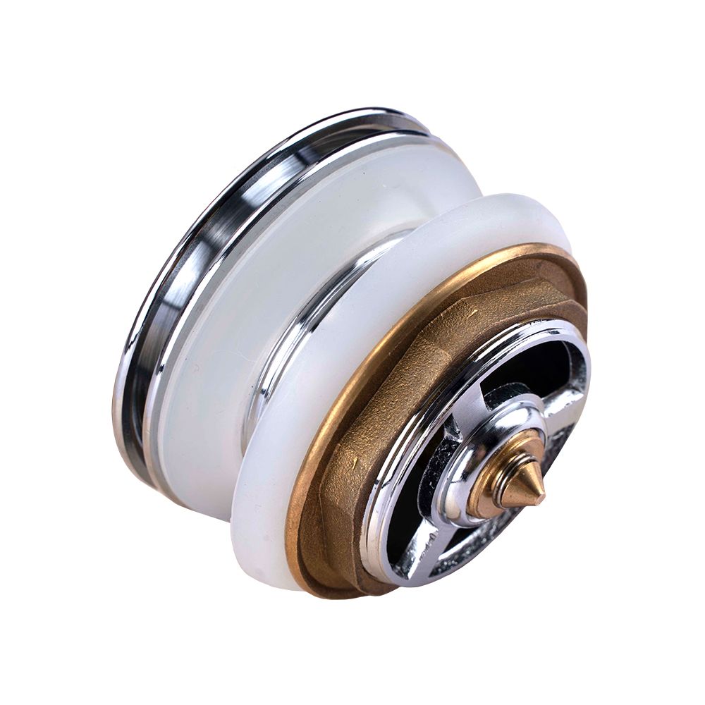 CH002.TWN Chrome, Polished Chrome Round Pop Up Waste