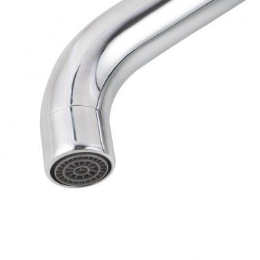 CH0151.BM LUCID PIN Chrome, Polished Chrome Round Counter-mounted Tall Basin Mixer