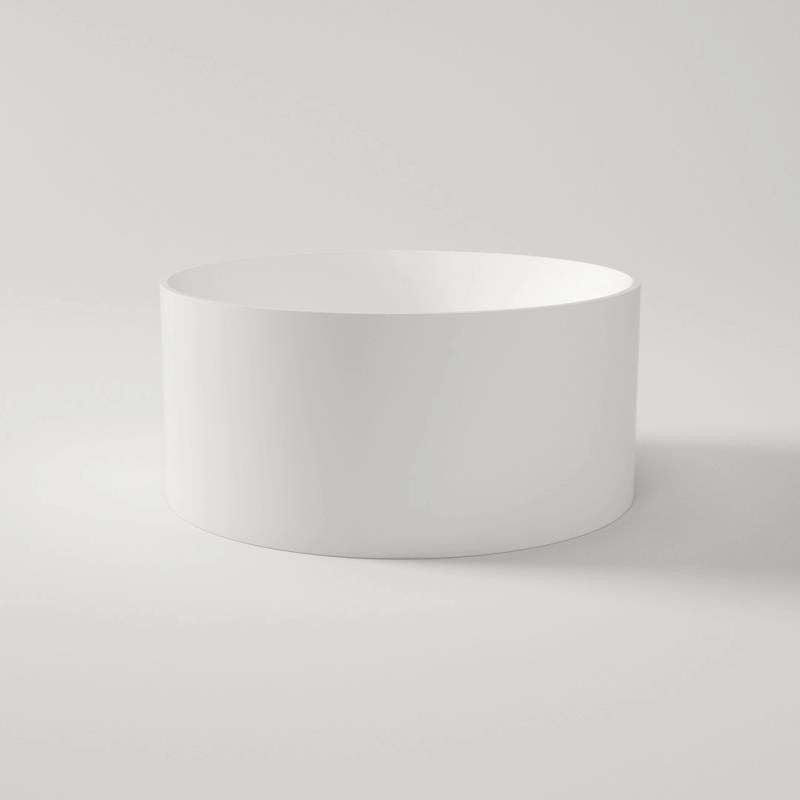 CO1280GW-NF Como Gloss White Round Free Standing Bathtub