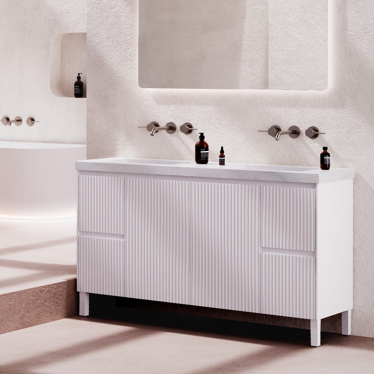 DU94-NTH Ceto Matte Undermount Vanity Top