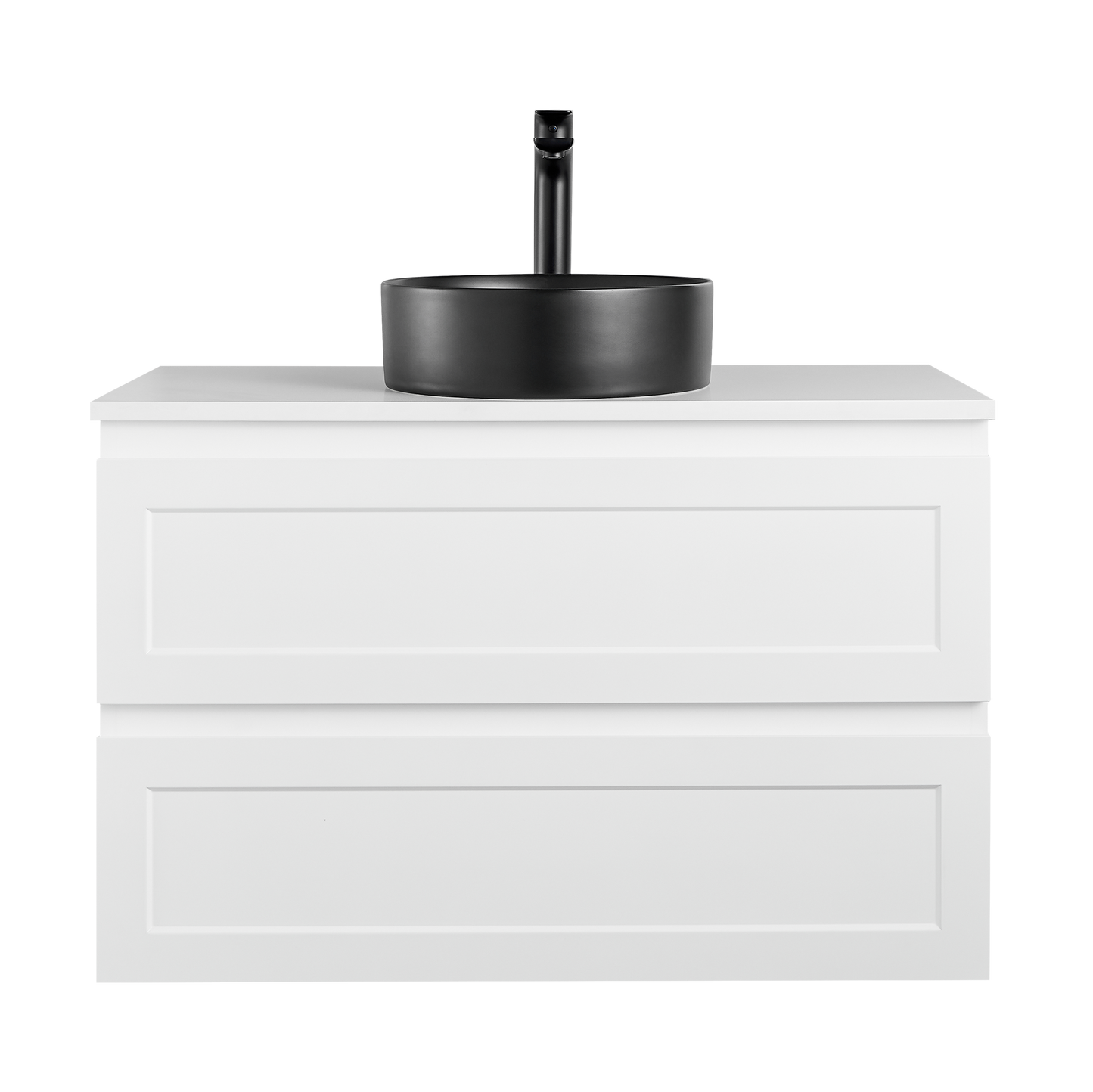 FMW900WH Fremantle Matte White Wall hung Vanity