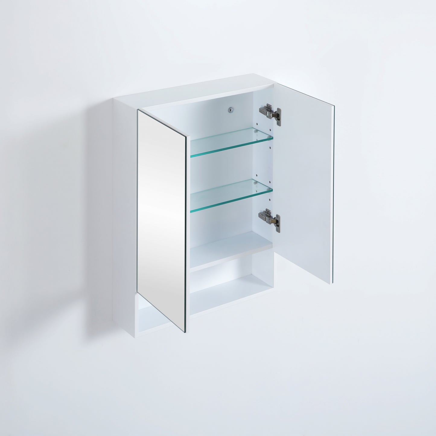 FMWSV600 Fremantle Matte White Rectangular Wall Mounted Shaving Cabinet