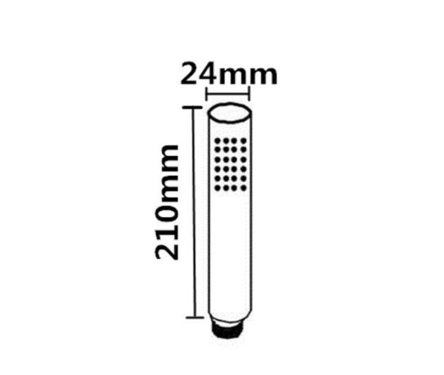 GM-R2.HHS Matte Gunmetal Grey Round Handheld Shower