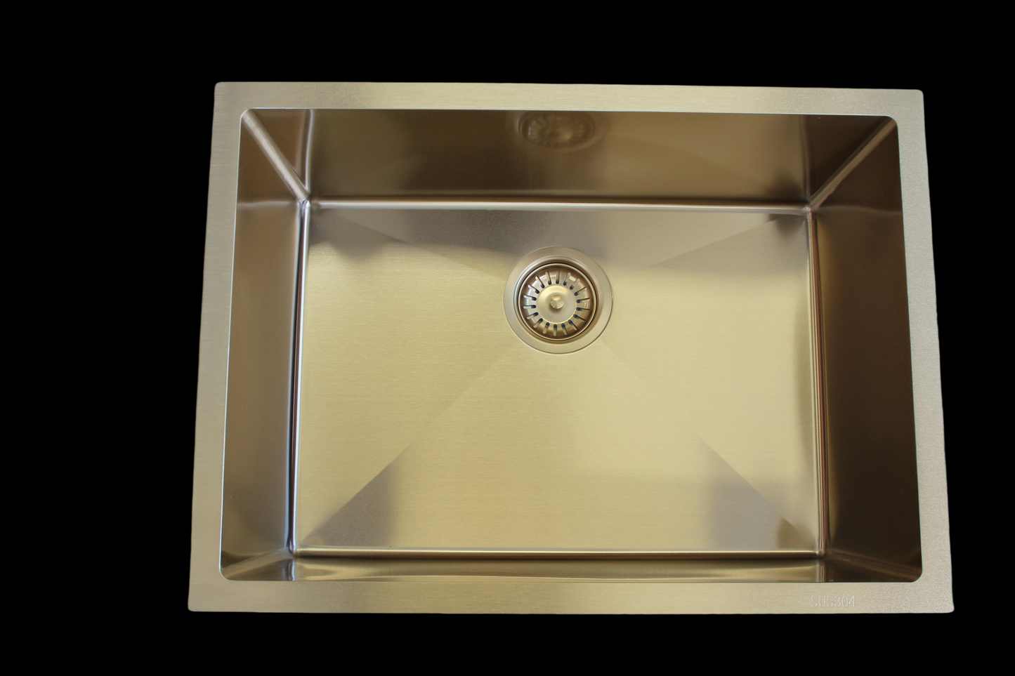 HMSB6245GOLD Nano coating Brushed Gold Single Bowl Above / Undermount Sink