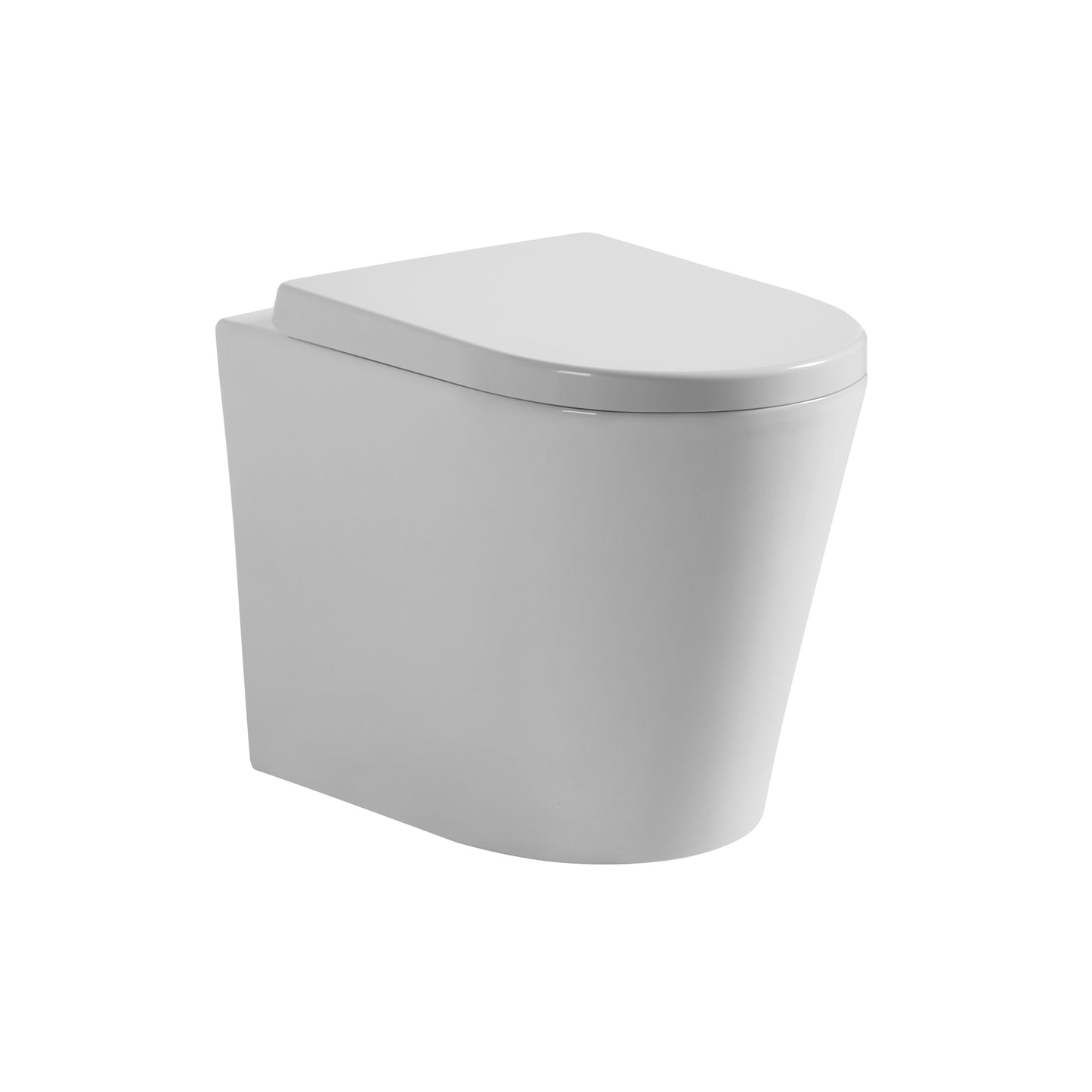 KDK102 Avery Gloss White Wall Faced Toilet