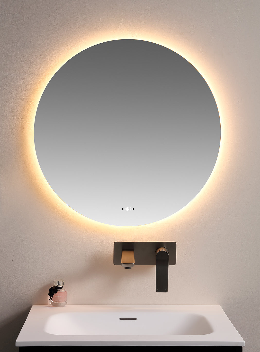 OR600BM Luna Round Mirror
