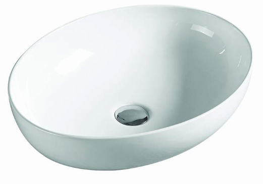 PA5239 Oria Gloss White Oval Above Counter Basin