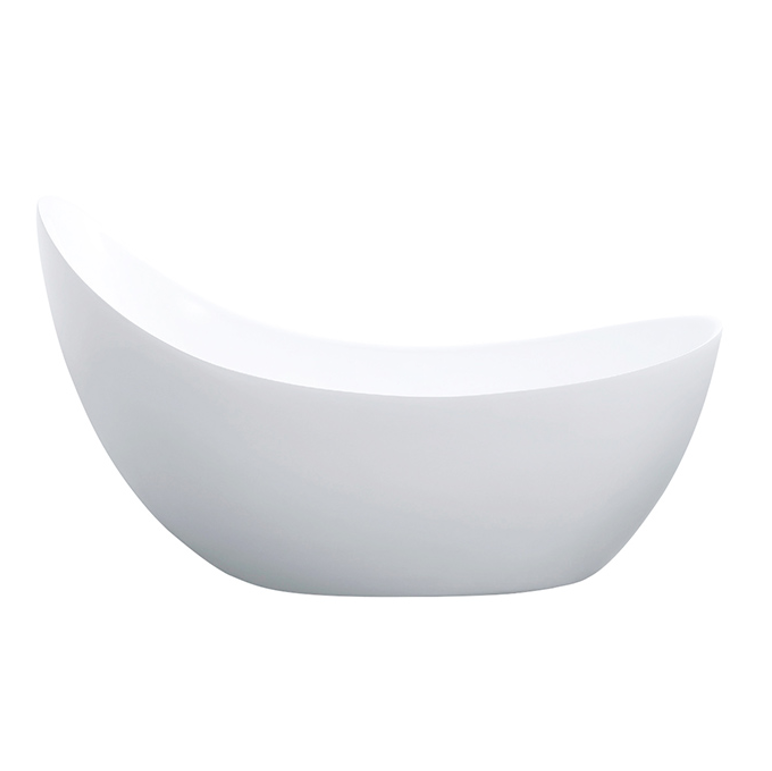 PBT1680MW Matte White Oval Free Standing Bathtub