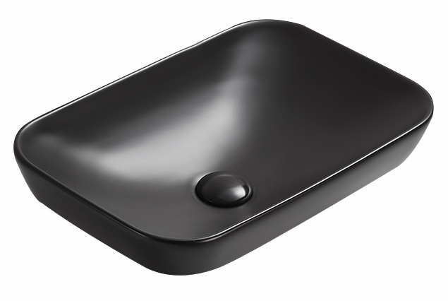 PI5134MB Matte Black Rectangular Insert mount Basin