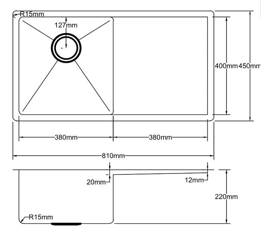 PKSS-810DR Round Sink