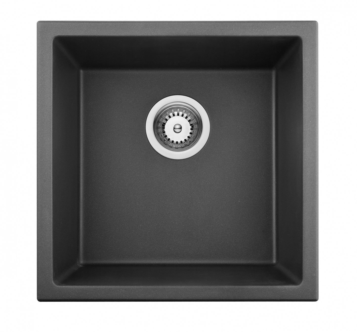 QKS3845-MB Matte Black Rectangular Top/Undermount Sink