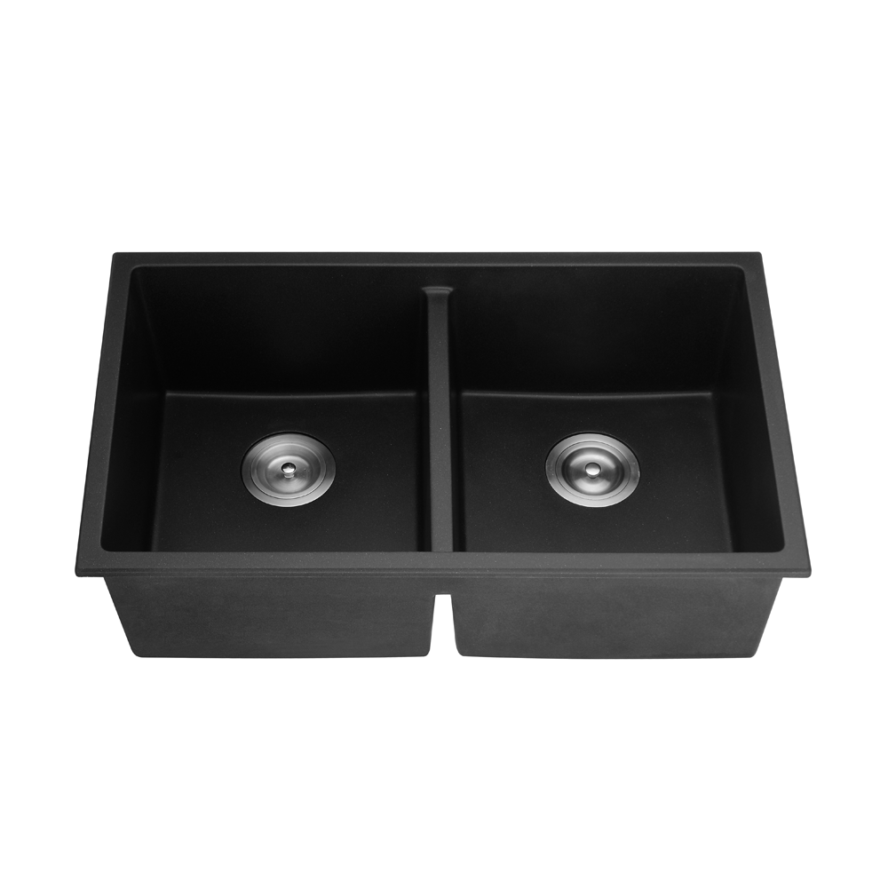 QKS7645D-MB Matte Black Rectangular Undermount Sink