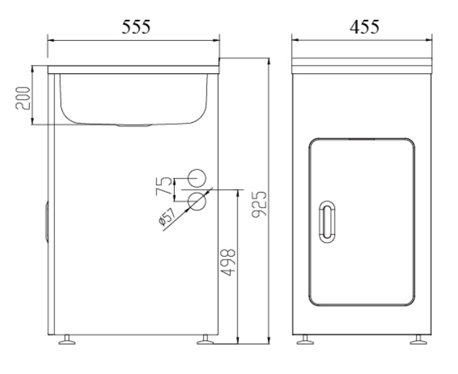 SLT455 Free Standing Laundry Tub