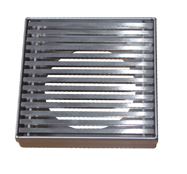 SQ-110 Chrome Chrome Square Floor Waste
