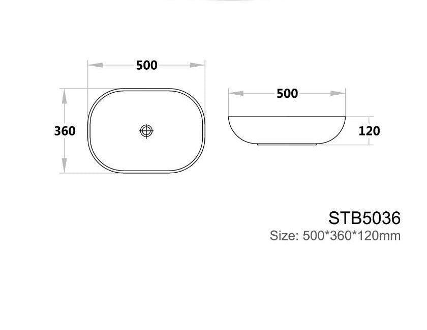 STB5036 Above Counter Basin