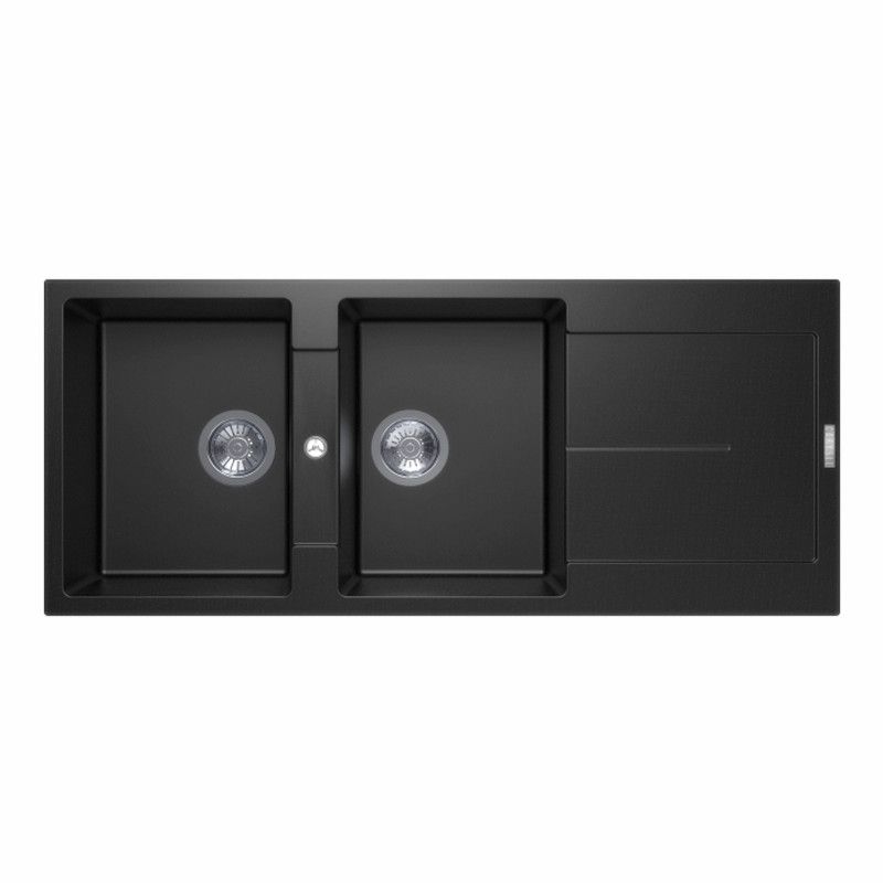 TWM-ED200 Enigma Matte Black Top/Undermount/Flush mount Sink