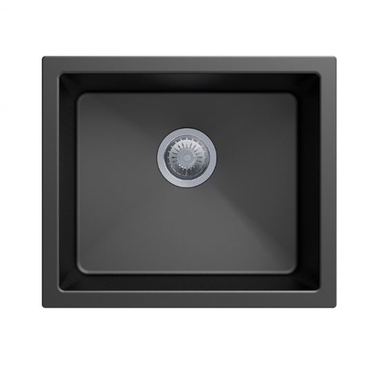 TWM-S Salsa Matte Black Top/Undermount/Flush mount Sink