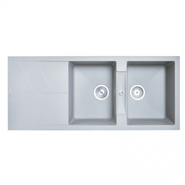 TWMD-200JG Jazz D200 Matte Concrete Grey Rectangular Top/Undermount/Flush mount Sink