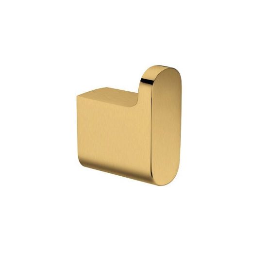 BUYG8007.TR VOG Brushed Yellow Gold Brushed Yellow Gold Round Wall Mount Robe Hook