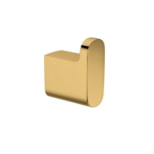BUYG8007.TR VOG Brushed Yellow Gold Brushed Yellow Gold Round Wall Mount Robe Hook
