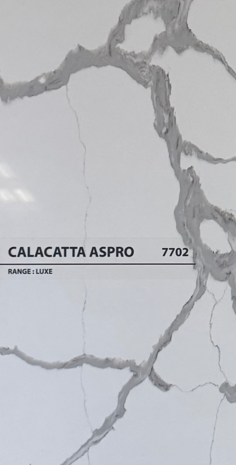 ZERO 7702-Calacatta Aspro Zero Silica Rectangle  Stone