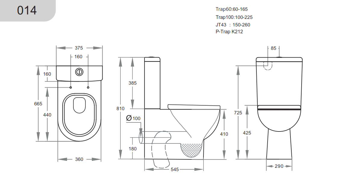 KDK014 Mercury Gloss White Round Toilet
