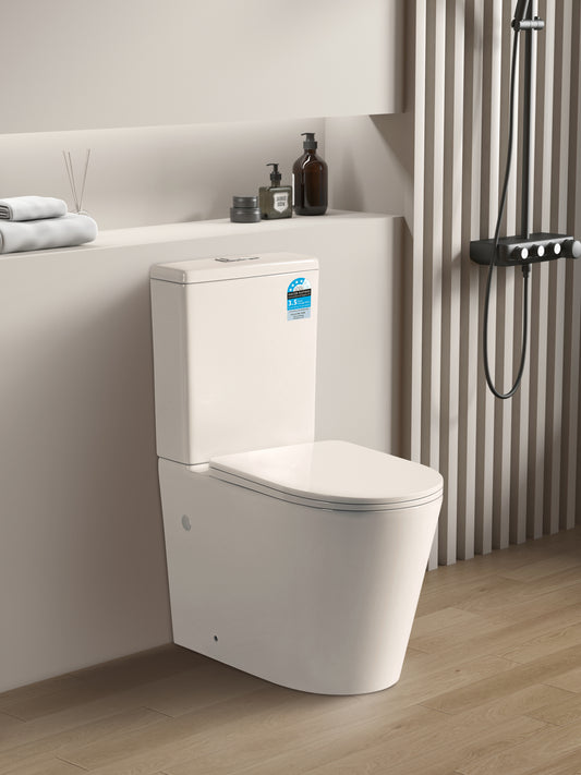 KDK022R Gloss White Oval Back to Wall Toilet