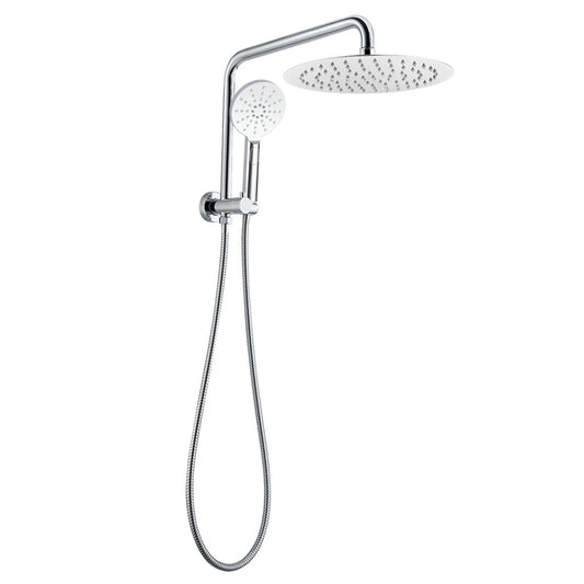 CH2138.SH.N+CH0007.SH+CH-R11.HHS Chrome, Polished Chrome Round Wall Mounted Shower Station