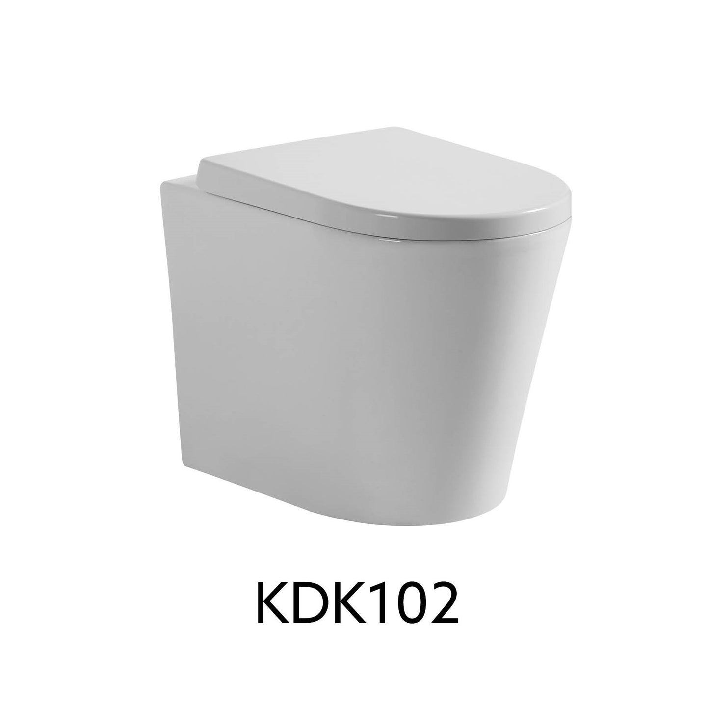 KDK102/KDK103 (Pan), G30032/G3005 (Cistern) White Floor Mounted (Pan), In-Wall (Cistern) In-Wall Toilet Suite (Buttons Sold Seperatly)