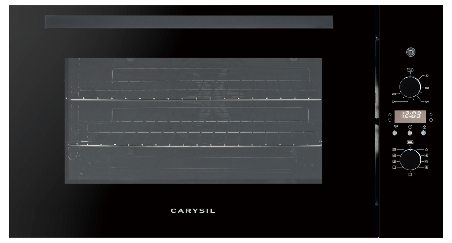 CY-S0909BL Black Glass Black Built In Oven