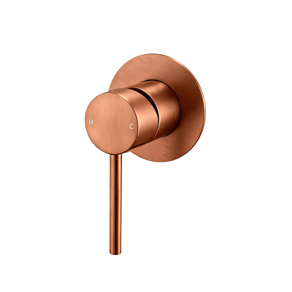 BUCP0126-2-80.ST-NB LUCID Round PIN Brushed Copper Trim Kit (CLPM Wall Mixer Separatly)