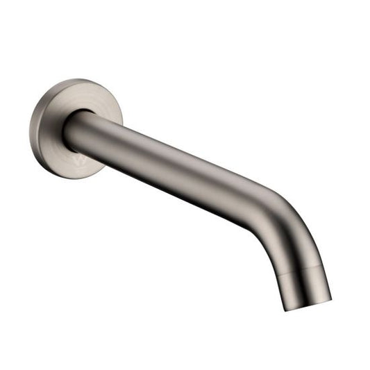 BU0012.BS PIN Series Brushed Nickel Brushed Nickel Round Wall Mount Water Spout