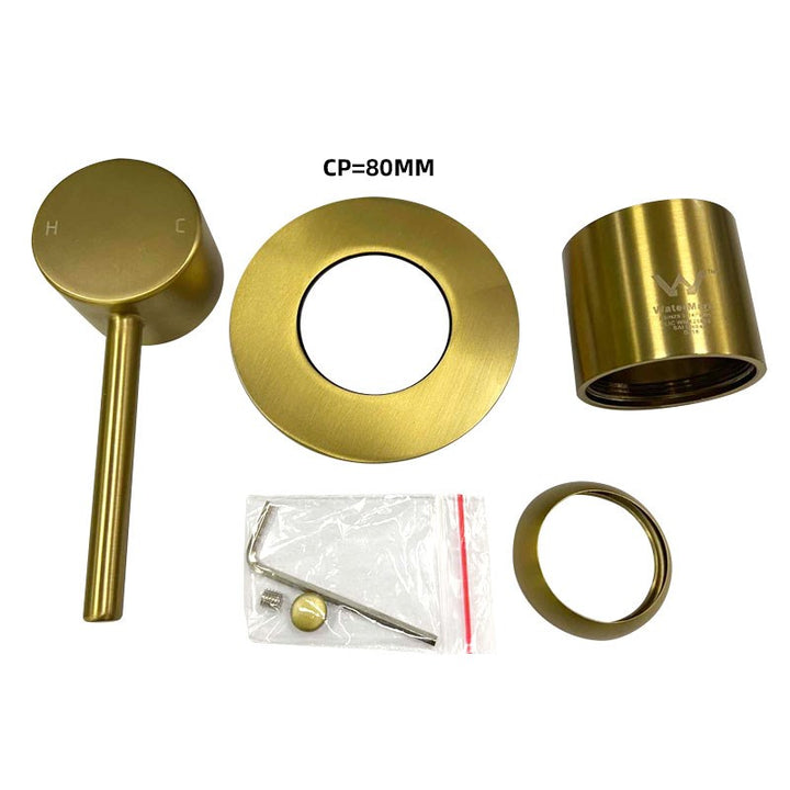 BUYG0126-2-80.ST-NB LUCID PIN Brushed Brass Trim Kit (match CLPM Sold Separately)