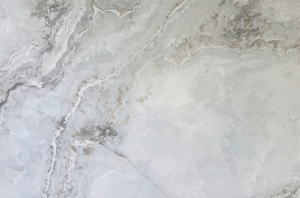 TY6001L Austral Dream - Luxury Range Pearl misty white n grey tones Xero Silica Engineered Stone