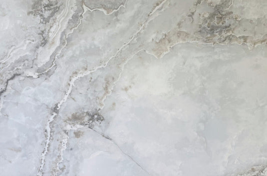 TY6001L Austral Dream - Luxury Range Pearl misty white n grey tones Xero Silica Engineered Stone