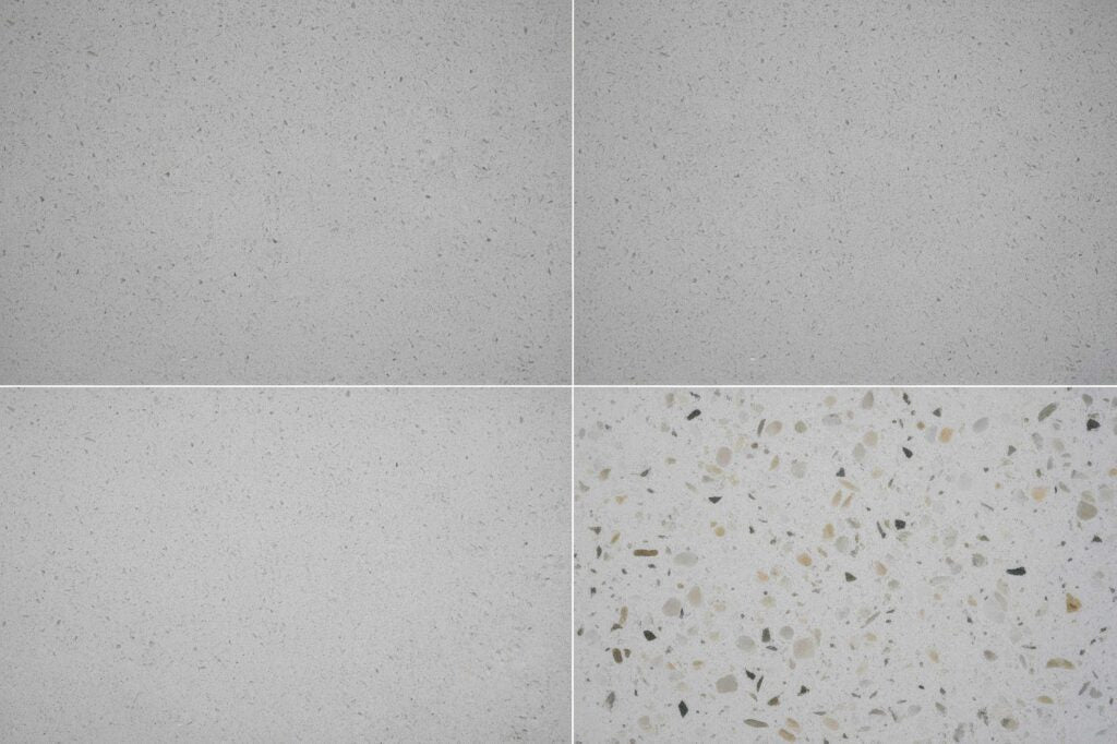 1001F White Speckled Xero Engineered Stone