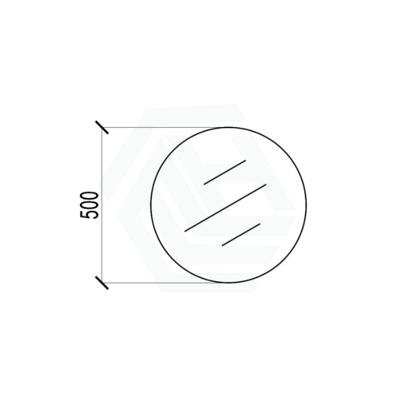 PM500 Luna Round Mirror