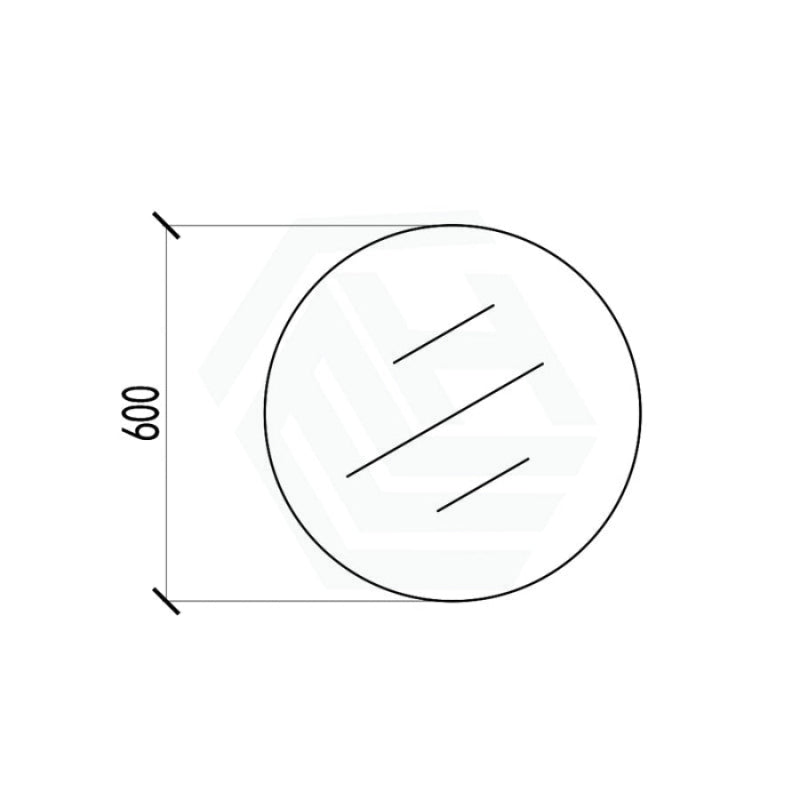 PM600 Luna Round Mirror