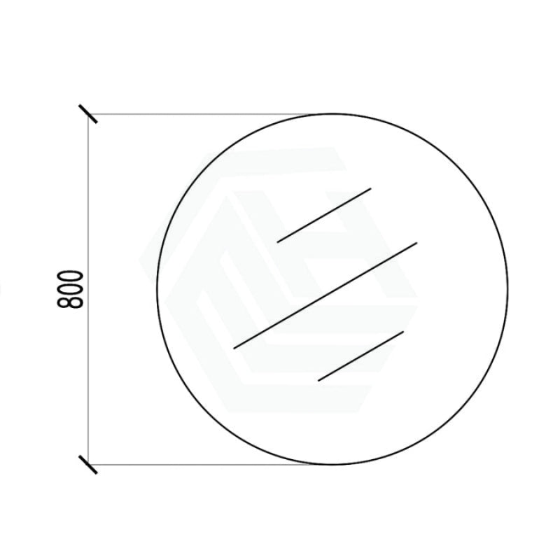 PM800 Luna Round Mirror