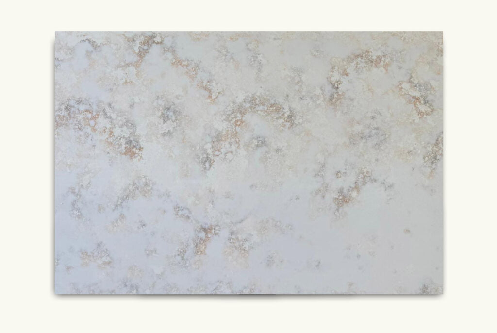 GD12 ZERO SILICA Soft whites with subtle warm veining and delicate earthy accents Rectangular Engineered Stone