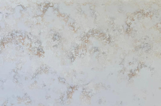 GD12 ZERO SILICA Soft whites with subtle warm veining and delicate earthy accents Rectangular Engineered Stone